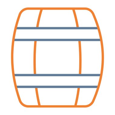 Fıçı. Web simgesi basit illüstrasyon