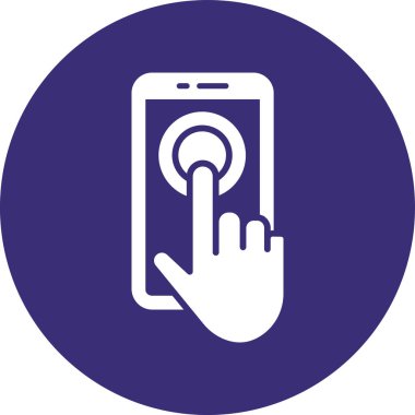 Telefon simgesi vektör illüstrasyonu