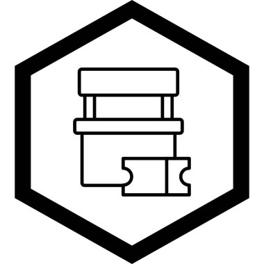 Eğitim simgesinin vektör illüstrasyonu