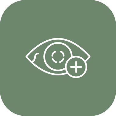 Göz simgesi. vektör konsepti çizimi