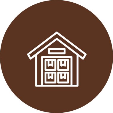 ev simgesi vektör illüstrasyonu