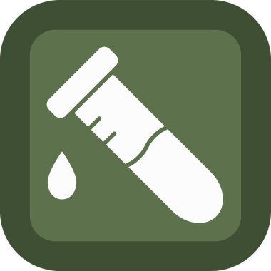 Şırıngalı vektör simgesi.