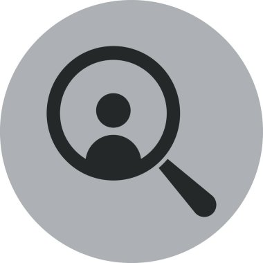 Taslak biçiminde büyüteç simgesi bul