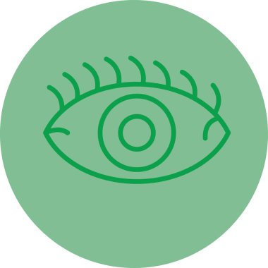 Göz simgesi, vektör illüstrasyon tasarımı