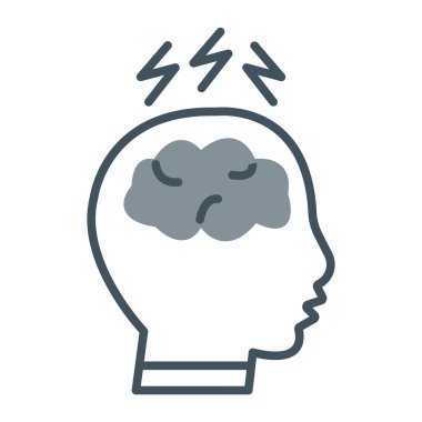 yaratıcı beyin fırtınası, simge, özet tarzı.