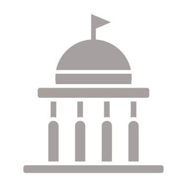 izole edilmiş bir bayrak Amerika devleti simgesi