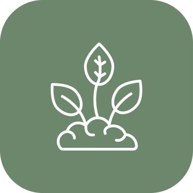 Ağaç simgesinin vektör illüstrasyonu