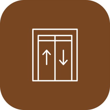 Çıkış işaretinin vektör illüstrasyonu