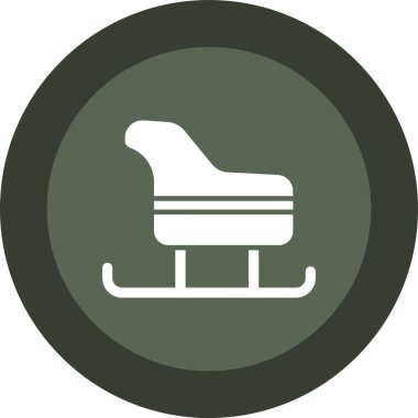 Sandalye Simgesi, vektör illüstrasyonu