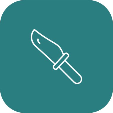 Vektör bıçağı simgesi illüstrasyonu