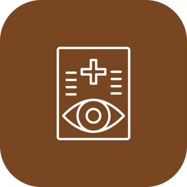 Göz simgesi vektör illüstrasyonu