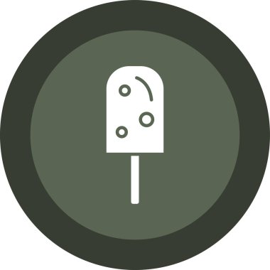 dondurma ikonu vektör illüstrasyonu