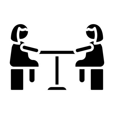 İş ve finans simgesinin vektör illüstrasyonu