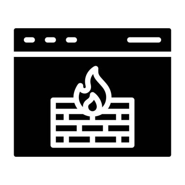 dizüstü bilgisayar ateş simgesi, basit biçim