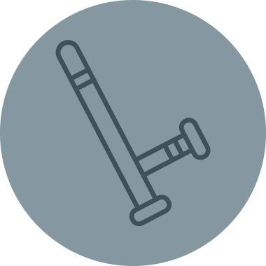 Bir tornavida simgesinin vektör çizimi