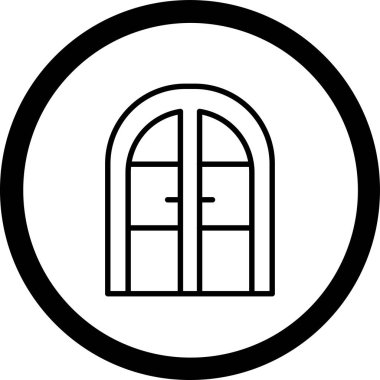 pencere simgesi vektör illüstrasyonu