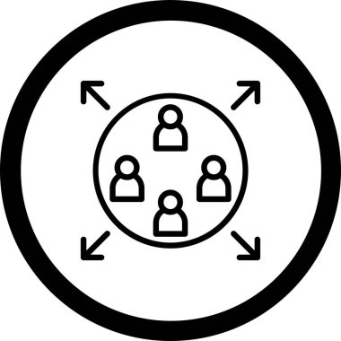 seo modern simgesinin vektör illüstrasyonu