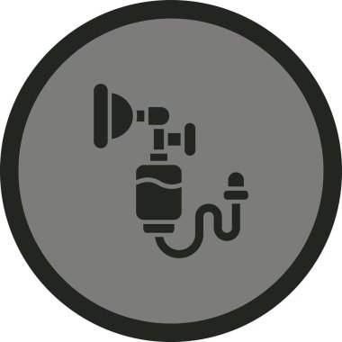 Benzersiz Kamera Kabartma Vektörü Simgesi