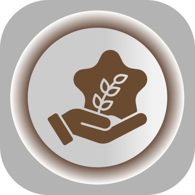 vektör buğday simgesi çizimi