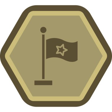 Yıldız. Web simgesi basit illüstrasyon