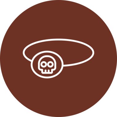 Cadılar Bayramı için vektör simgesi çizimi