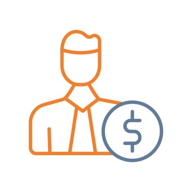 İş adamının vektör illüstrasyonu