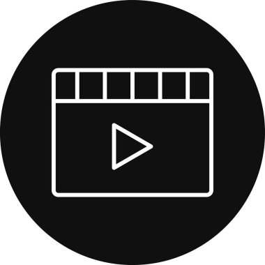 trend biçimi izole edilmiş arkaplanda çalma düğmesi simgesi