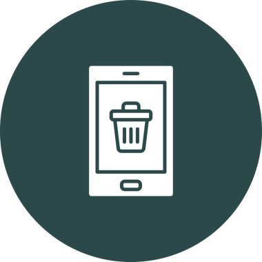 Benzersiz alışveriş vektörü simgesi