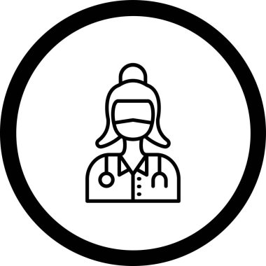 Doktor Simge vektör illüstrasyonu