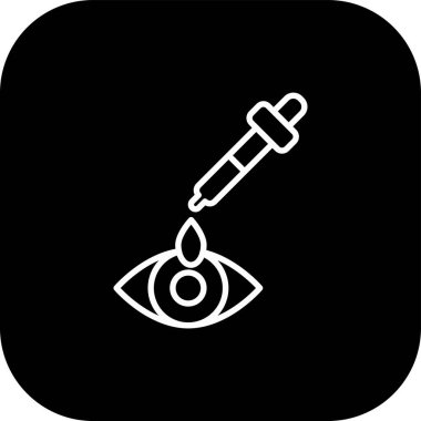 Göz simgesi vektör illüstrasyonu