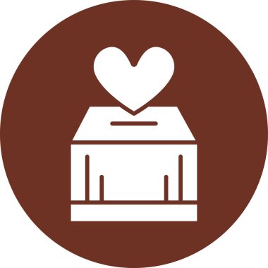 kutu simgesi vektör illüstrasyonu