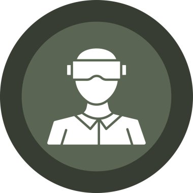 Modern oto tamir simgesinin vektör illüstrasyonu