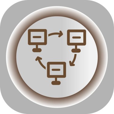 seo modern simgesinin vektör illüstrasyonu