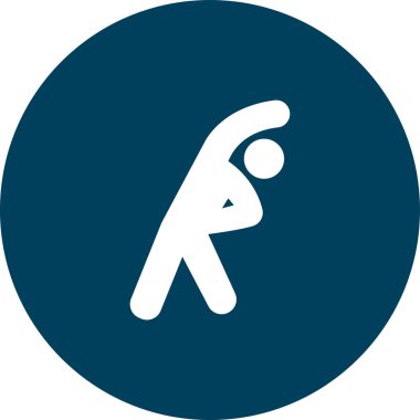 Kişi esneme simgesi yapıyor. vektör illüstrasyonu