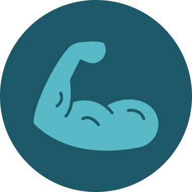 Kas gücü. Web simgesi basit illüstrasyon