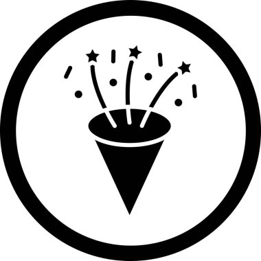 Bir yıldız simgesinin vektör illüstrasyonu