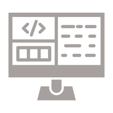 Kolayca değiştirebilen ya da düzenleyebilen bir glyph vektör simgesi programlanıyor