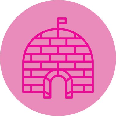 Modern yapı simgesinin vektör illüstrasyonu