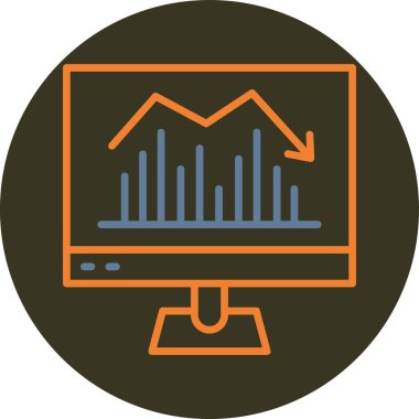 Seo simgesinin vektör illüstrasyonu