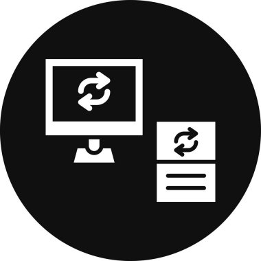 Seo simgesinin vektör illüstrasyonu