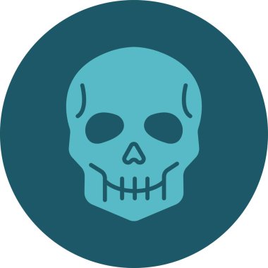 Cadılar Bayramı vektör simgesi modern basit vektör illüstrasyonu