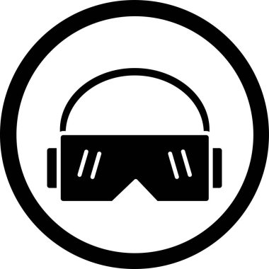 Vr. Web simgesi basit illüstrasyon