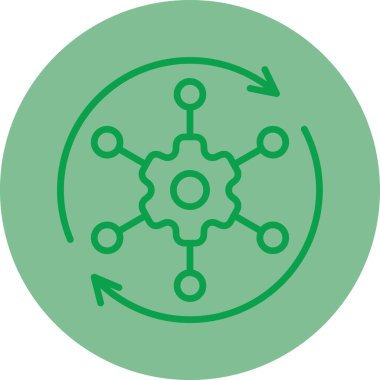 seo modern simgesinin vektör illüstrasyonu