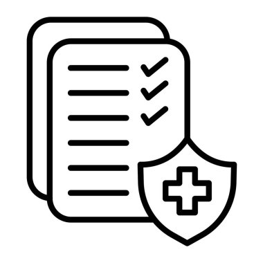 Kontrol listesi vektör simgesi tasarımlı pano, özet vektör illüstrasyonuName