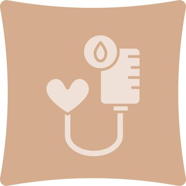 Kalp ikonu. Web için vektör gösterimi.