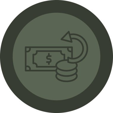 Modern simgenin vektör illüstrasyonu