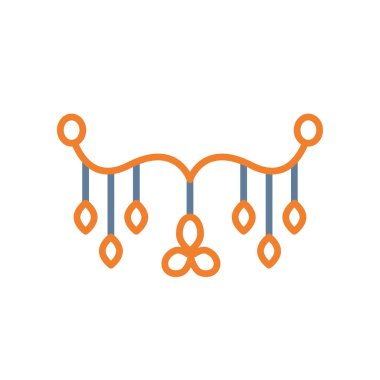 Bir DNA molekül simgesinin vektör çizimi