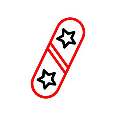 bir yıldız simgesinin çizgi simgesi