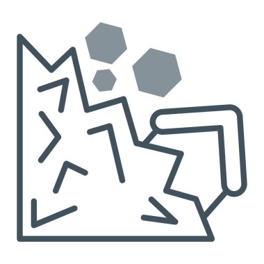 Şehrin bir haritasının vektör simgesi