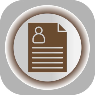 Vektör belgesi Simge illüstrasyonu